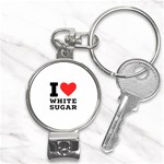 I love white sugar Nail Clippers Key Chain