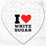 I love white sugar Jigsaw Puzzle (Heart)