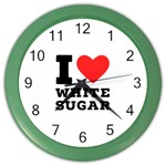 I love white sugar Color Wall Clock