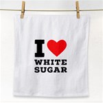 I love white sugar Face Towel