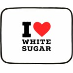 I love white sugar Fleece Blanket (Mini)