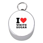 I love white sugar Mini Silver Compasses