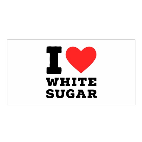 I love white sugar Satin Shawl 45  x 80  from ArtsNow.com Front