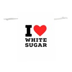 I love white sugar Lightweight Drawstring Pouch (L)