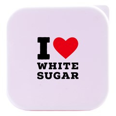 I love white sugar Stacked food storage container from ArtsNow.com Pink