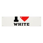 I love white sugar Banner and Sign 4  x 1 