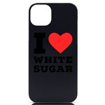 I love white sugar iPhone 14 Plus Black UV Print Case