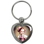 Cute Adorable Victorian Gothic Girl 5 Key Chain (Heart)