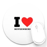 I love boysenberry  Round Mousepad