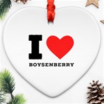 I love boysenberry  Ornament (Heart)