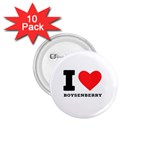 I love boysenberry  1.75  Buttons (10 pack)