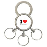 I love boysenberry  3-Ring Key Chain