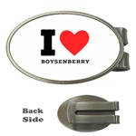 I love boysenberry  Money Clips (Oval) 