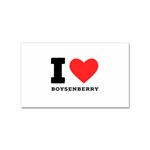 I love boysenberry  Sticker (Rectangular)