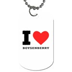 I love boysenberry  Dog Tag (Two Sides)