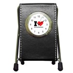 I love boysenberry  Pen Holder Desk Clock