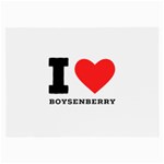 I love boysenberry  Large Glasses Cloth (2 Sides)