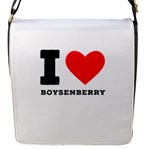 I love boysenberry  Flap Closure Messenger Bag (S)