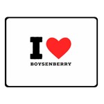 I love boysenberry  Two Sides Fleece Blanket (Small)