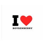 I love boysenberry  Premium Plush Fleece Blanket (Small)