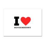 I love boysenberry  Crystal Sticker (A4)