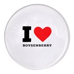 I love boysenberry  Round Glass Fridge Magnet (4 pack)