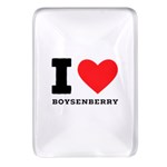 I love boysenberry  Rectangular Glass Fridge Magnet (4 pack)