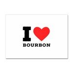 I love bourbon  Sticker A4 (10 pack)