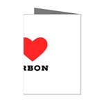 I love bourbon  Mini Greeting Cards (Pkg of 8)