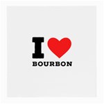 I love bourbon  Medium Glasses Cloth