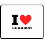 I love bourbon  Fleece Blanket (Medium)