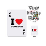 I love bourbon  Playing Cards 54 Designs (Mini)