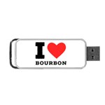 I love bourbon  Portable USB Flash (One Side)