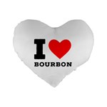 I love bourbon  Standard 16  Premium Heart Shape Cushions