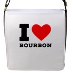 I love bourbon  Flap Closure Messenger Bag (S)