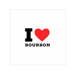I love bourbon  Square Satin Scarf (30  x 30 )