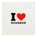 I love bourbon  Banner and Sign 3  x 3 