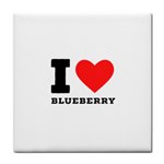 I love blueberry  Tile Coaster