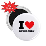 I love blueberry  2.25  Magnets (10 pack) 