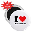 I love blueberry  2.25  Magnets (100 pack) 