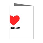 I love blueberry  Mini Greeting Cards (Pkg of 8)