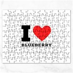 I love blueberry  Rectangular Jigsaw Puzzl