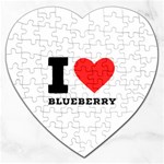 I love blueberry  Jigsaw Puzzle (Heart)