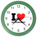 I love blueberry  Color Wall Clock