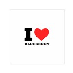 I love blueberry  Square Satin Scarf (30  x 30 )