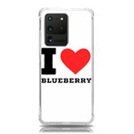 I love blueberry  Samsung Galaxy S20 Ultra 6.9 Inch TPU UV Case