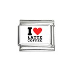 I love latte coffee Italian Charm (9mm)