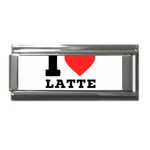 I love latte coffee Superlink Italian Charm (9mm)