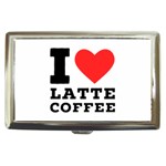 I love latte coffee Cigarette Money Case