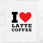 I love latte coffee Canvas 36  x 48 